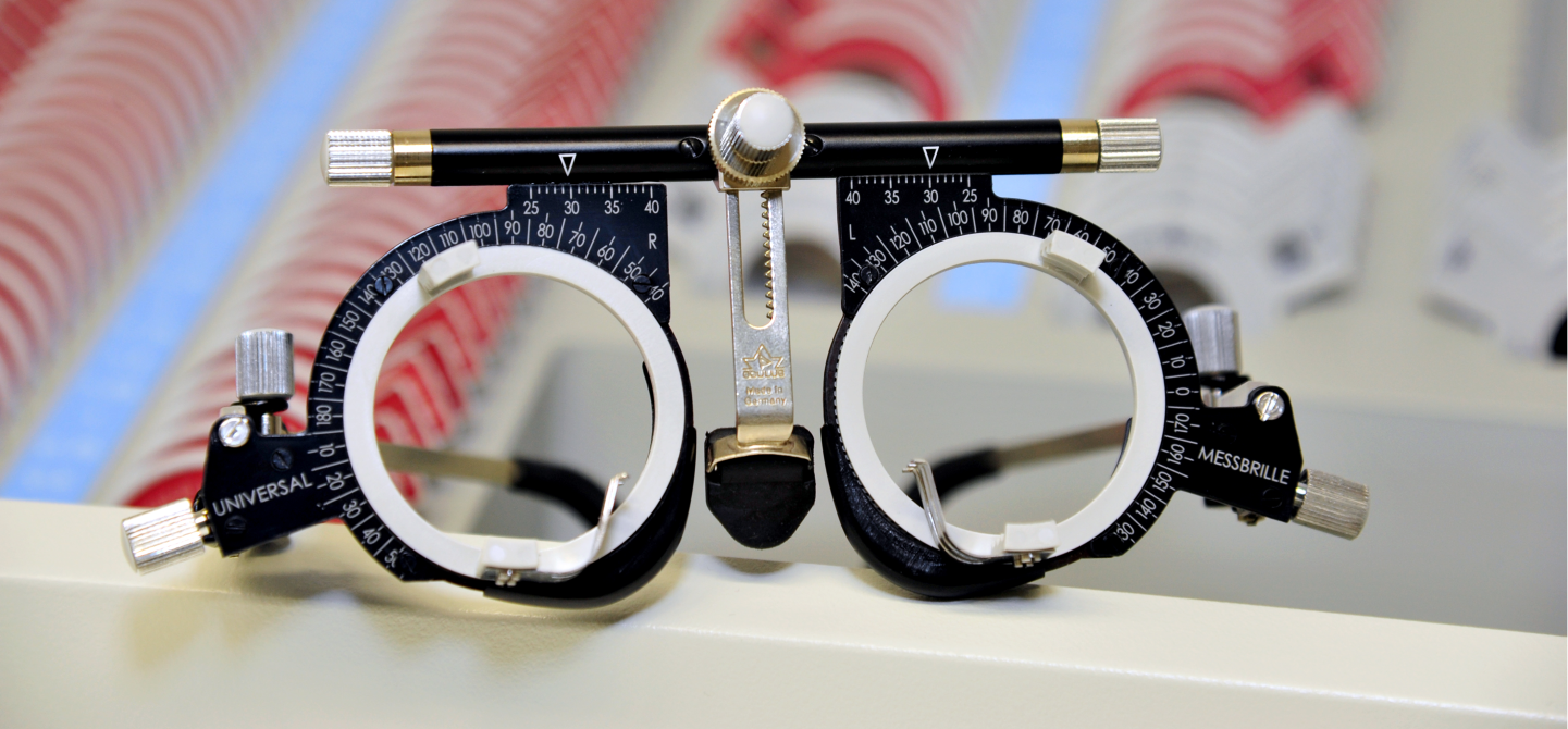 Gestell Brillenglasbestimmung